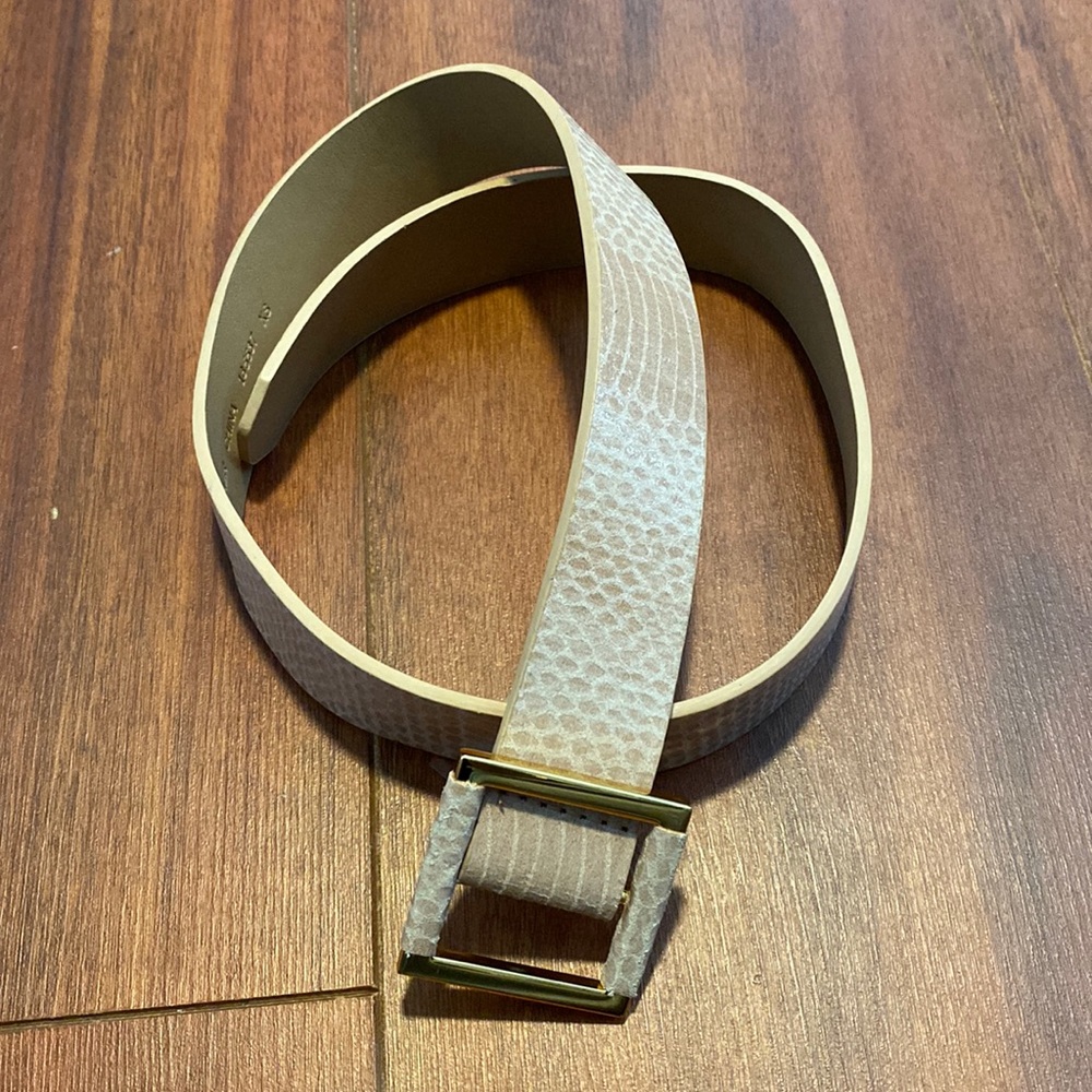 🔥BUNDLESALE Ladies XS Vince Camuto genuine leather snakeskin look belt nwt